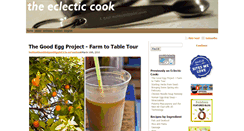 Desktop Screenshot of eclecticcook.com